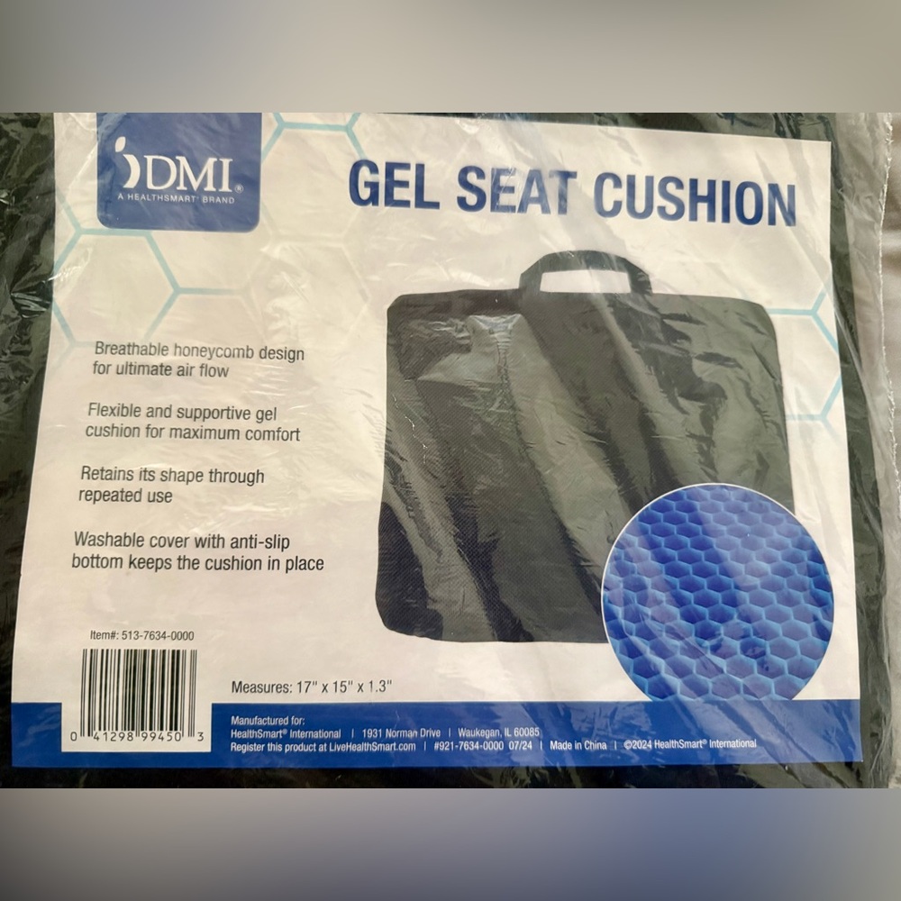 Gel Seat Cushion - Black